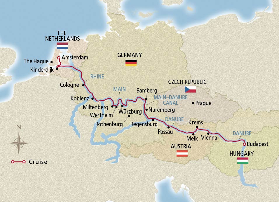Grand European Tour 2025 Amsterdam to Budapest Viking® River Cruises