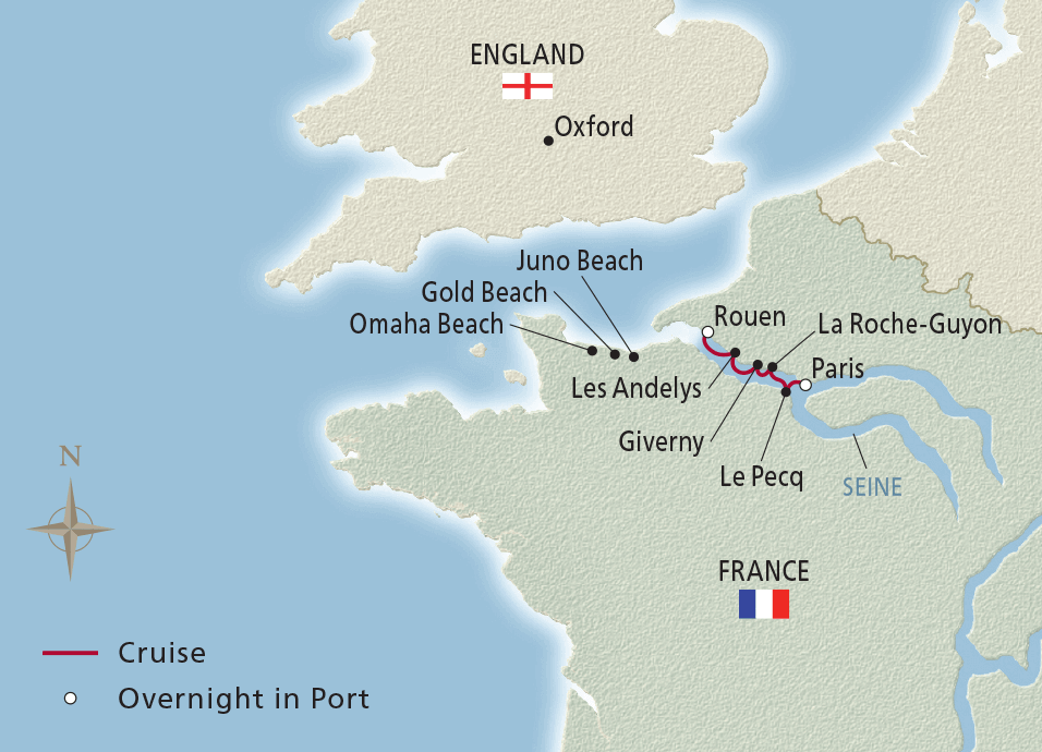 Paris & the Heart of Normandy River Cruise Dates and Pricing 2025