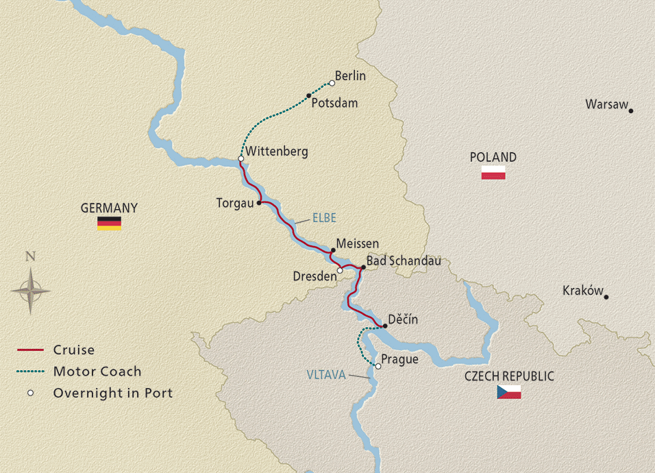 Elegant Elbe River Cruise Dates and Pricing 2024 Prague to Berlin
